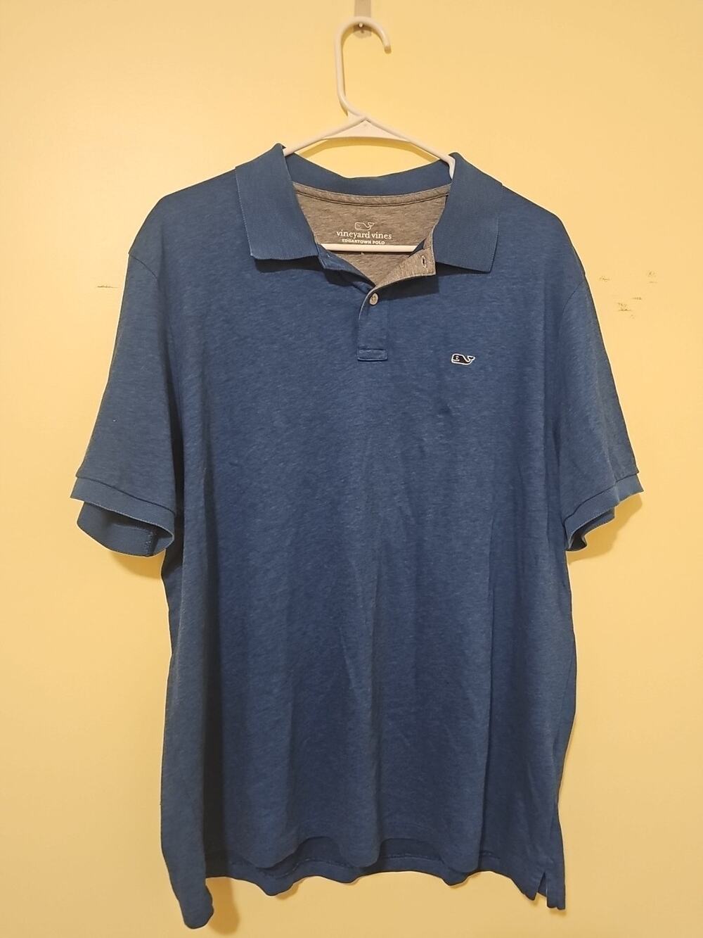 Vineyard Vines Shirt Mens Large Edgartown Polo Soft Stretch Blue